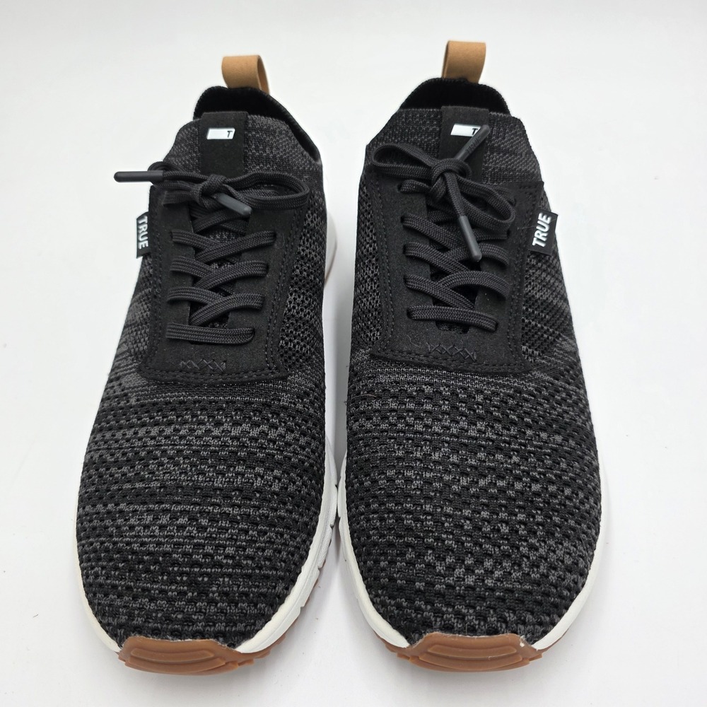 True Linkswear True Knit II Mens 9.5 Shoes Black Sneakers